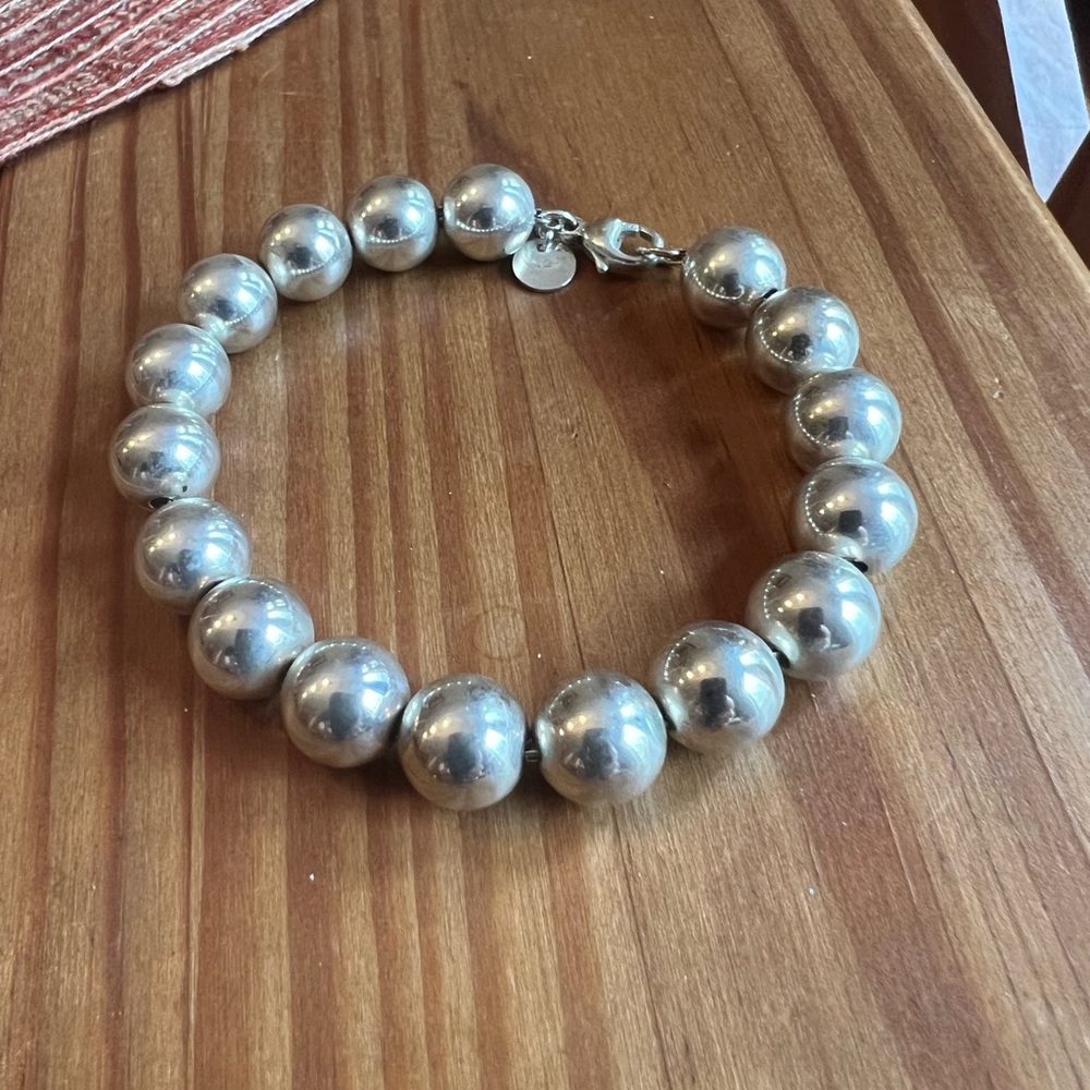 Tiffany & Co. sterling silver ball bracelet